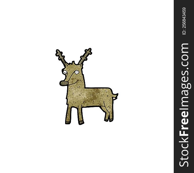 cartoon reindeer