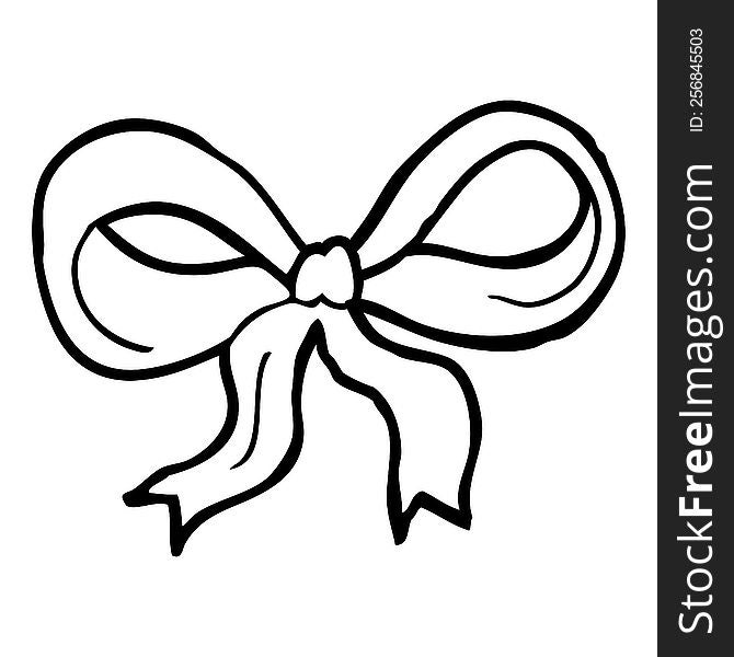 cartoon decorative bow