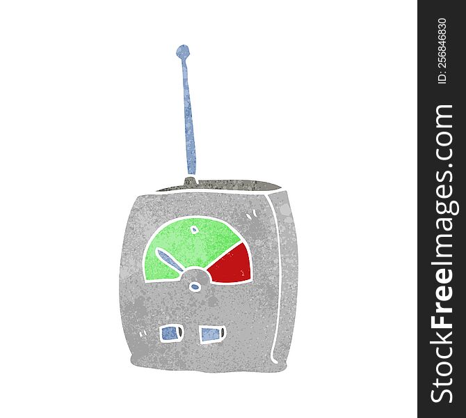 retro cartoon science equipment