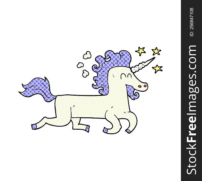 cartoon unicorn