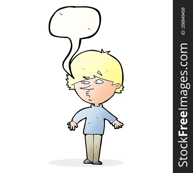 cartoon suspicious man looking over shoulder with speech bubble