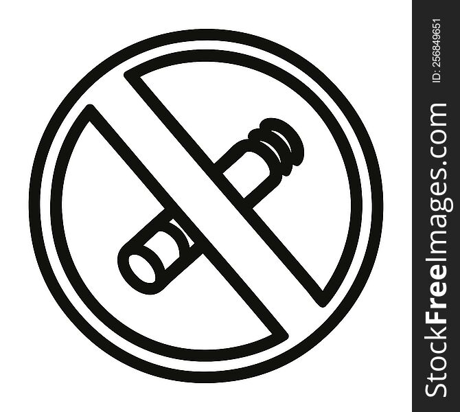 no smoking icon symbol