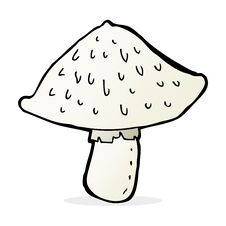 Cartoon Wild Mushroom Royalty Free Stock Photography