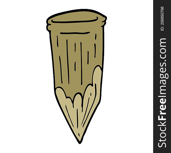 Cartoon Doodle Wood Stake