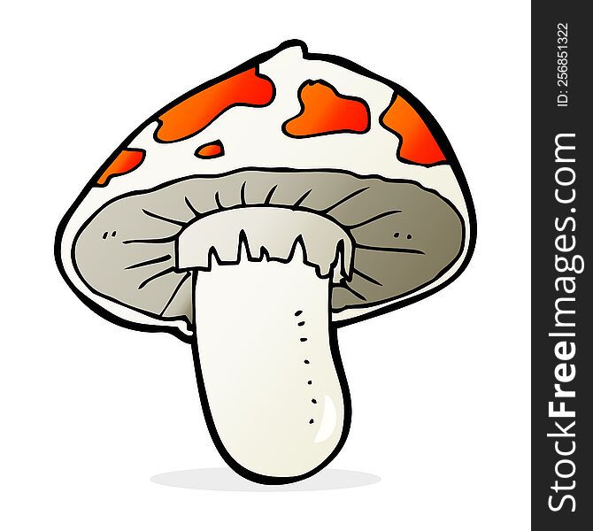 cartoon toadstool