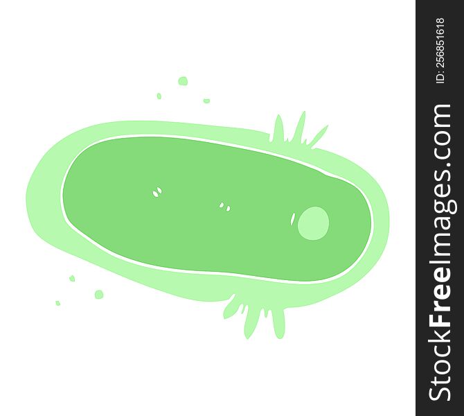 flat color style cartoon amoeba