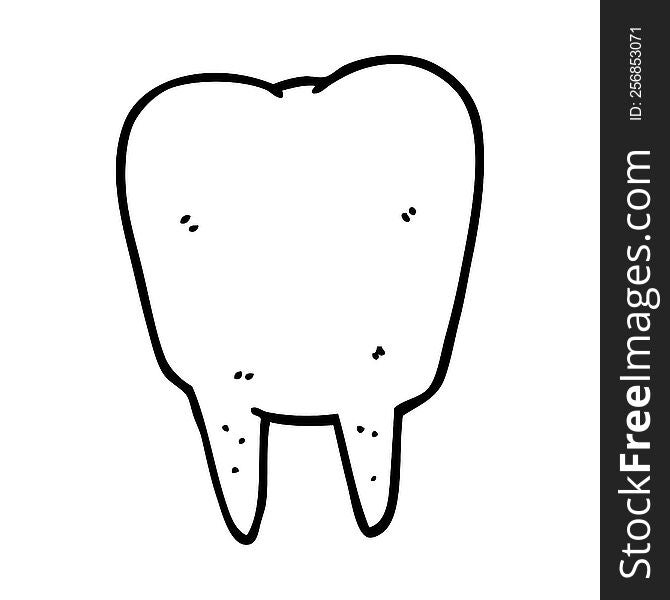cartoon tooth