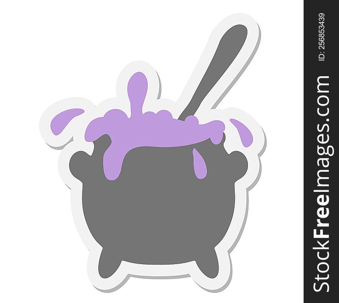 bubbling cauldron sticker