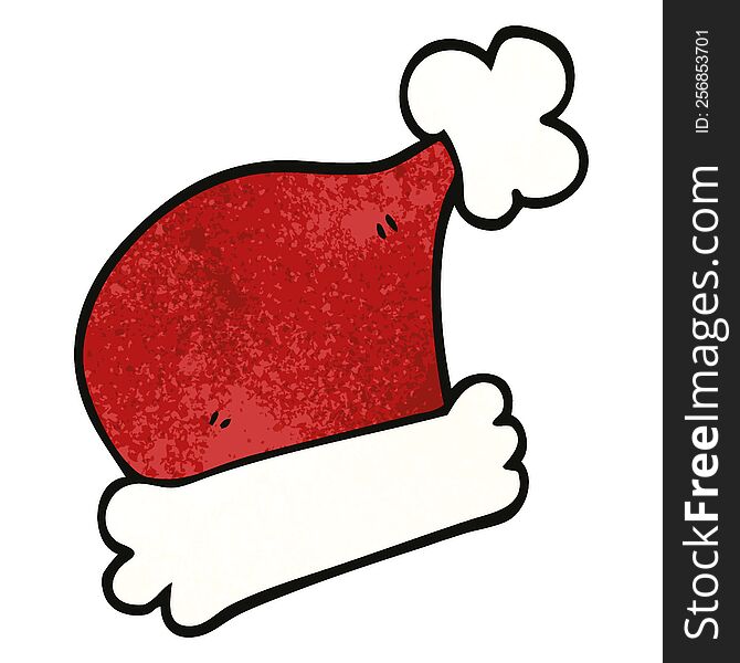 cartoon doodle christmas hats