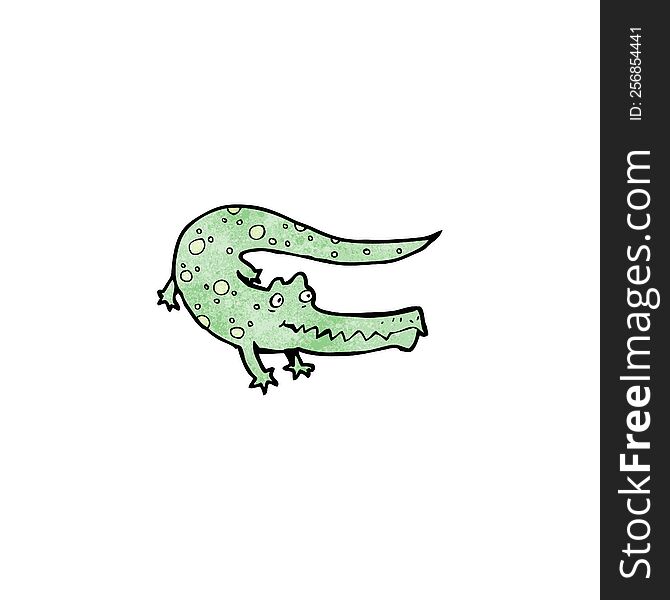 cartoon crocodile