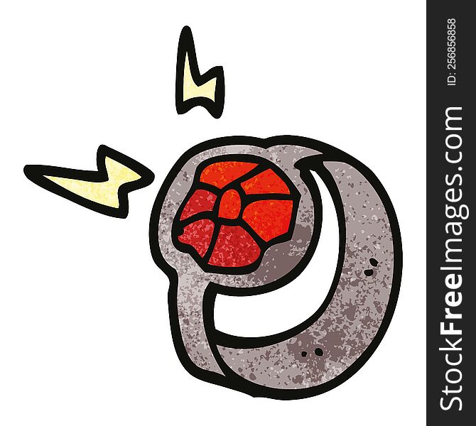 cartoon doodle magical power ring