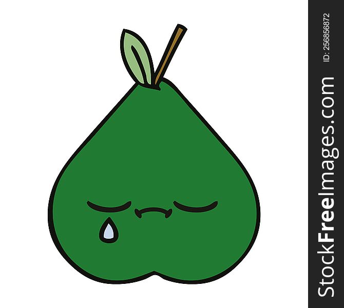 Cute Cartoon Pear