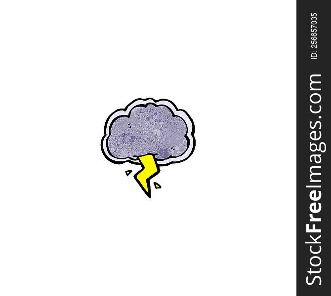 Thundercloud Cartoon Symbol
