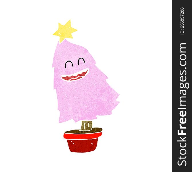 Cartoon Dancing Christmas Tree