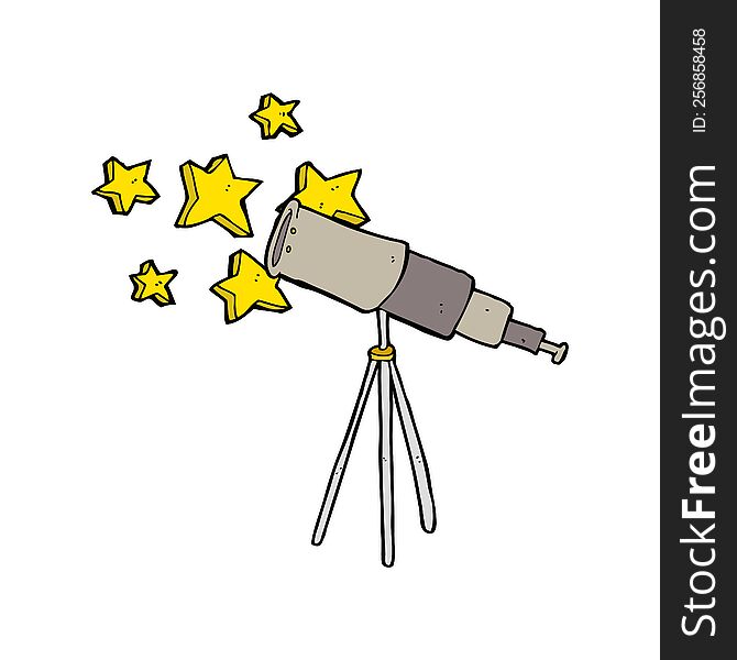 cartoon telescope