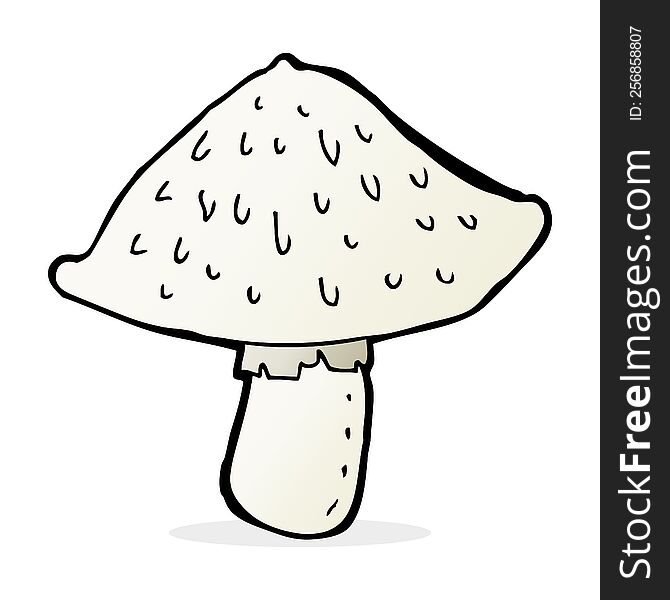 cartoon wild mushroom
