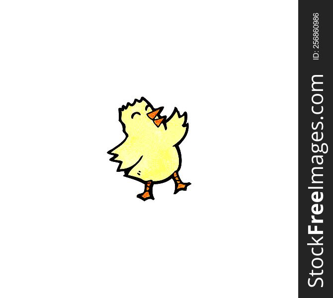 Cartoon Little Yellow Bird