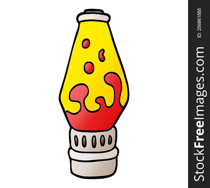 vector gradient illustration cartoon lava lamp