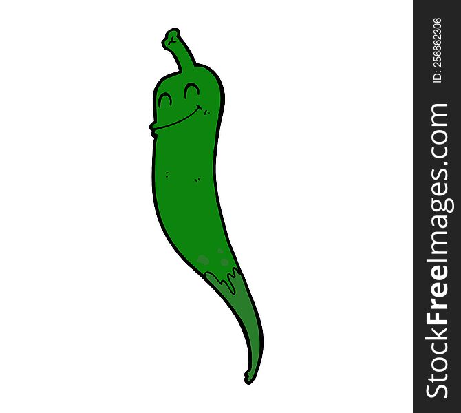 cartoon chili pepper