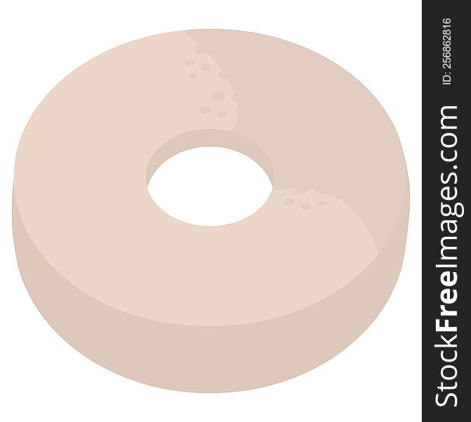 donut graphic vector illustration icon. donut graphic vector illustration icon