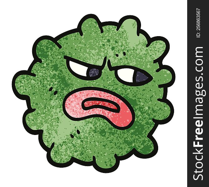 Cartoon Doodle Funny Germ