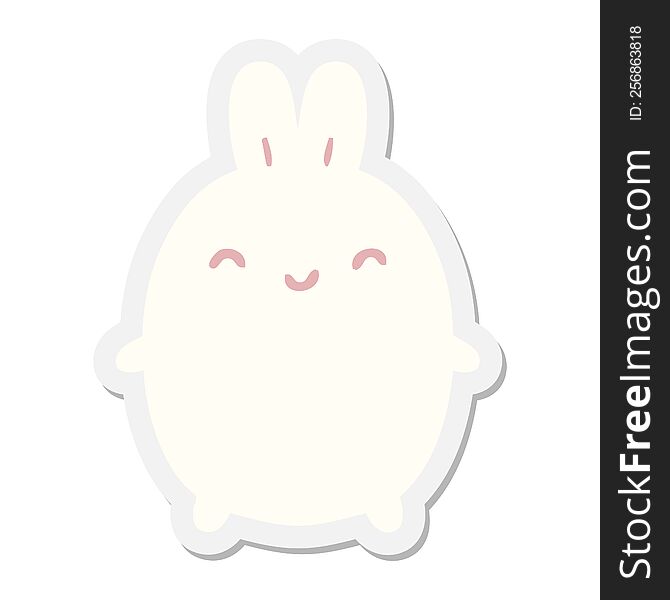 rabbit sticker