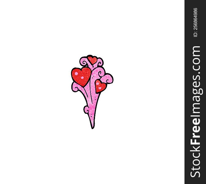cartoon heart decoration
