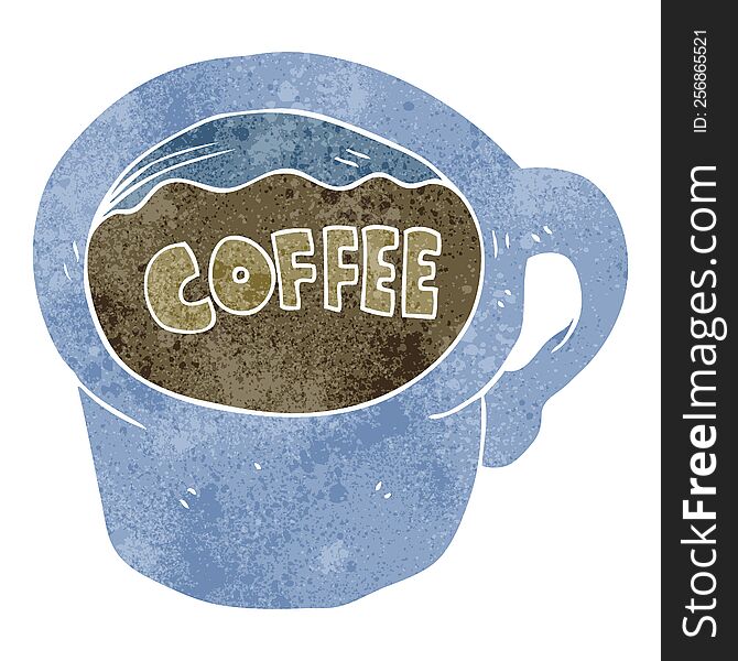 Retro Cartoon Coffee Mug
