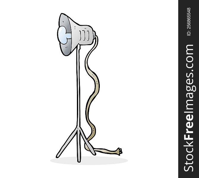 cartoon photography studio lamp