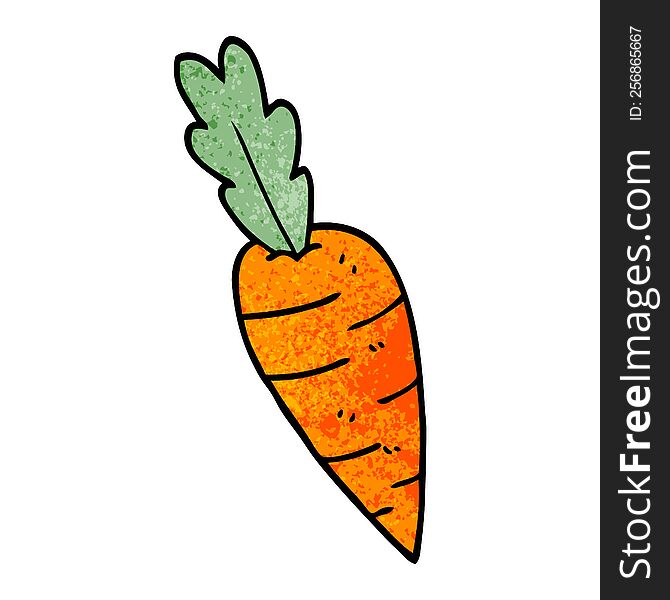 Cartoon Doodle Carrots