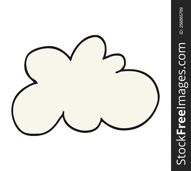 cartoon decorative cloud symbol