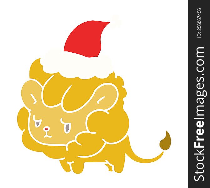 Christmas Cartoon Of Kawaii Lion