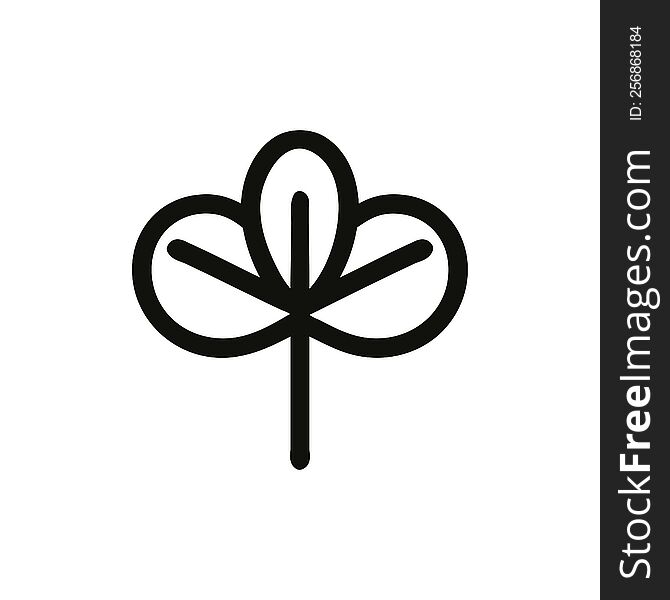 natural leaf icon symbol