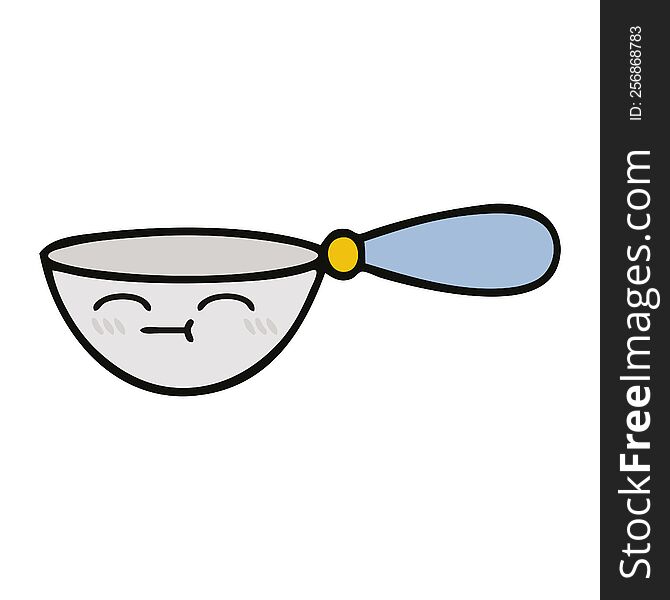 cute cartoon measuring spoon