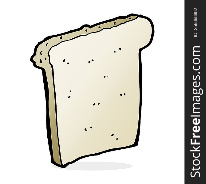 Cartoon Slice Of Bread