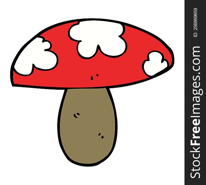 cartoon mushroom