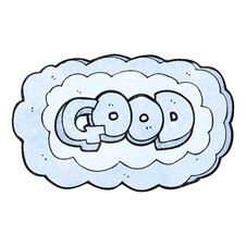 Texture Cartoon Good Symbol Stock Photo