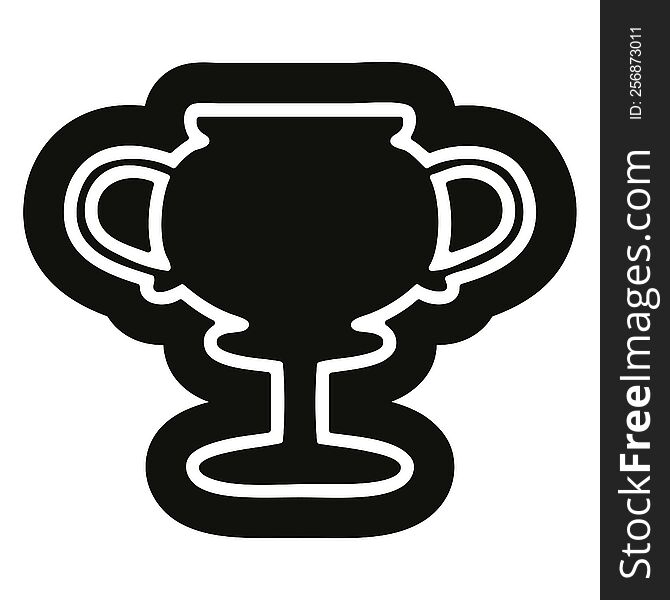 trophy cup icon symbol