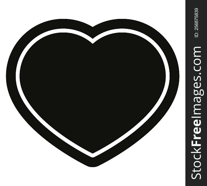 heart symbol graphic vector illustration icon. heart symbol graphic vector illustration icon