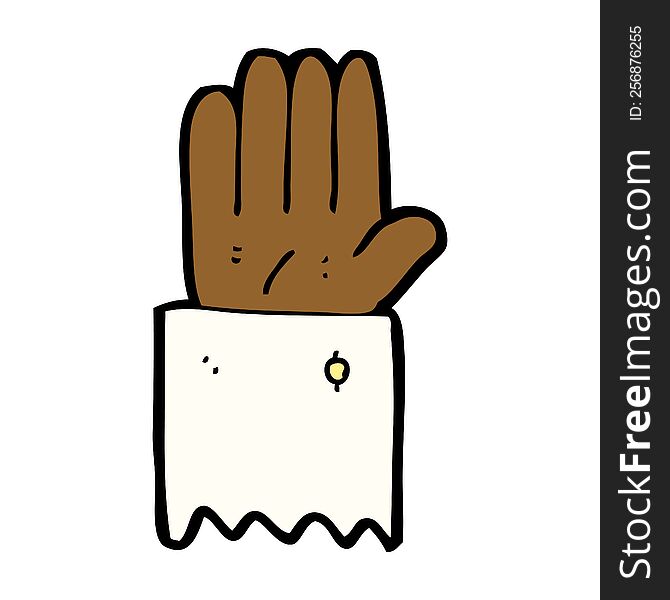 Cartoon Hand Symbol