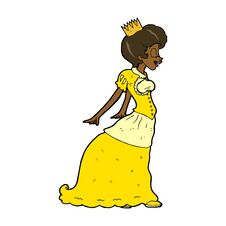 Cartoon Princess Stock Images