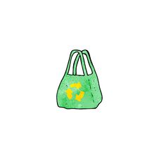 Cartoon Recycling Bag Stock Photos