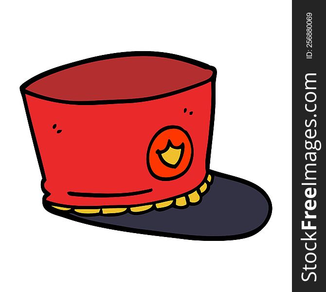 cartoon doodle official hat