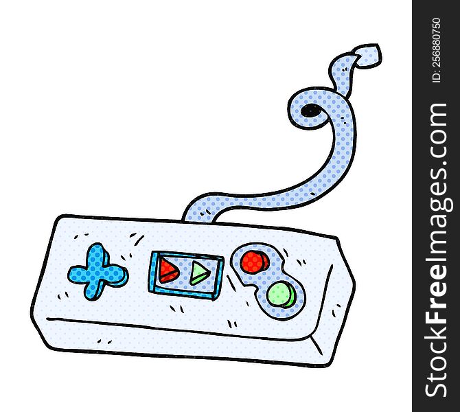 cartoon game controller