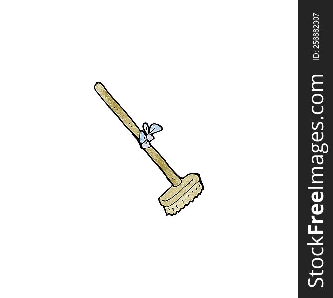 cartoon broom