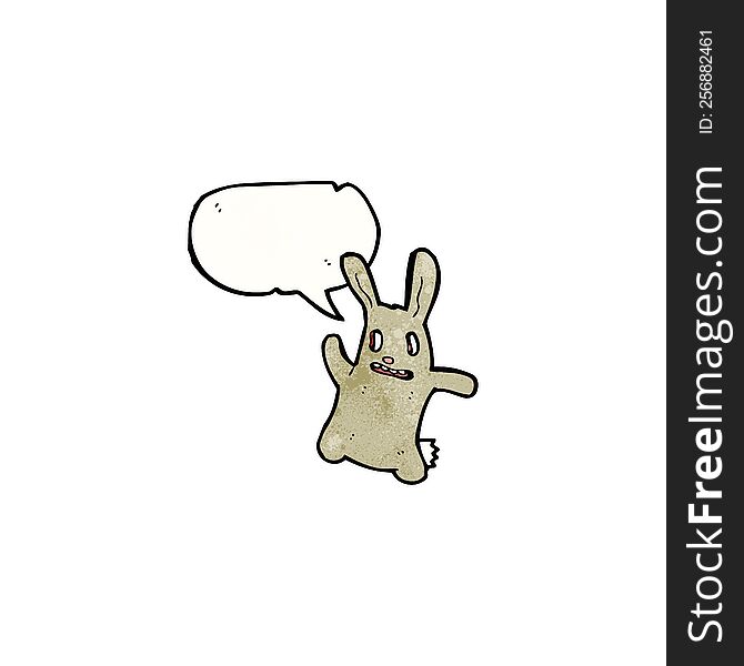 Cartoon Spooky Rabbit
