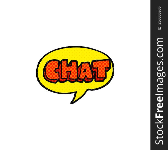 Cartoon Chat Symbol