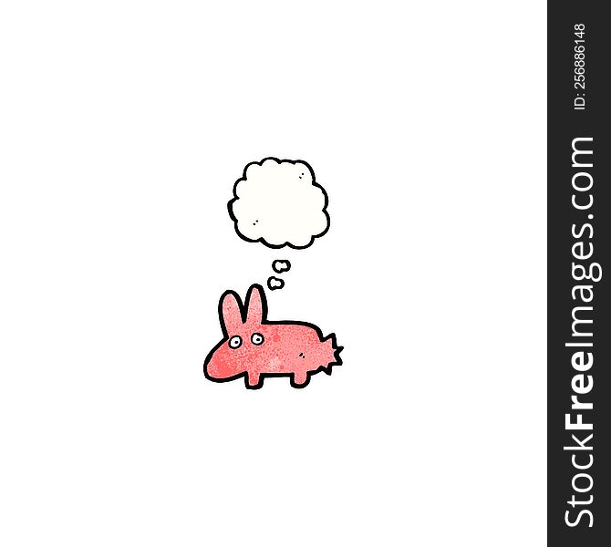Cartoon Pink Rabbit