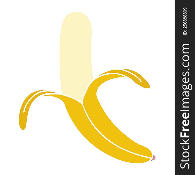 Quirky Hand Drawn Cartoon Banana