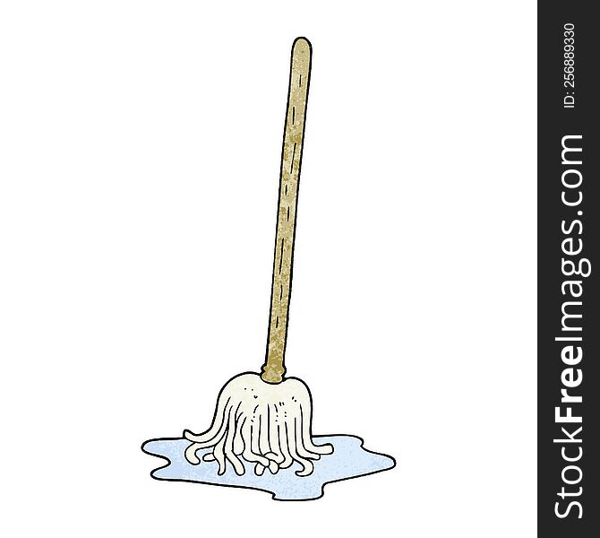 Textured Cartoon Mop